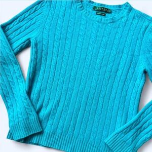Ralph Lauren 100% Cashmere Cable Knit Sweater